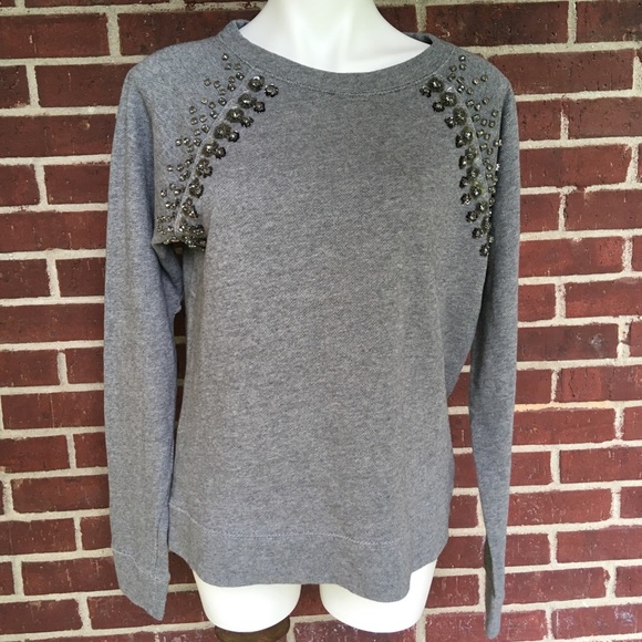 J. Crew Tops - J.Crew Gray Sweater Size L